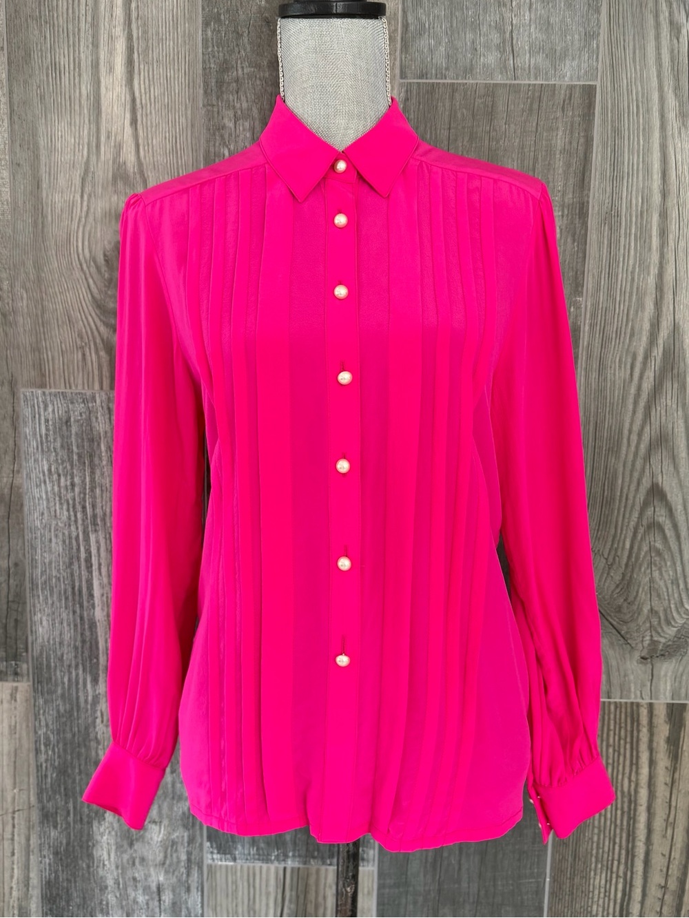 Vintage Rouie 100% Silk Blouse